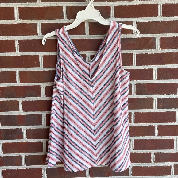 GAP Stripe Flared Tank Top Small - Picture 7 of 9